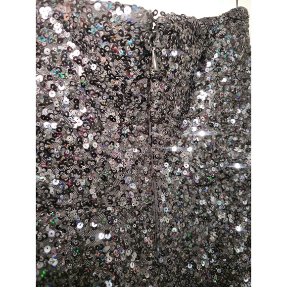Dress The Population Black Sequin Dress Cocktail Christmas Party Size S NWT - Picture 8 of 10